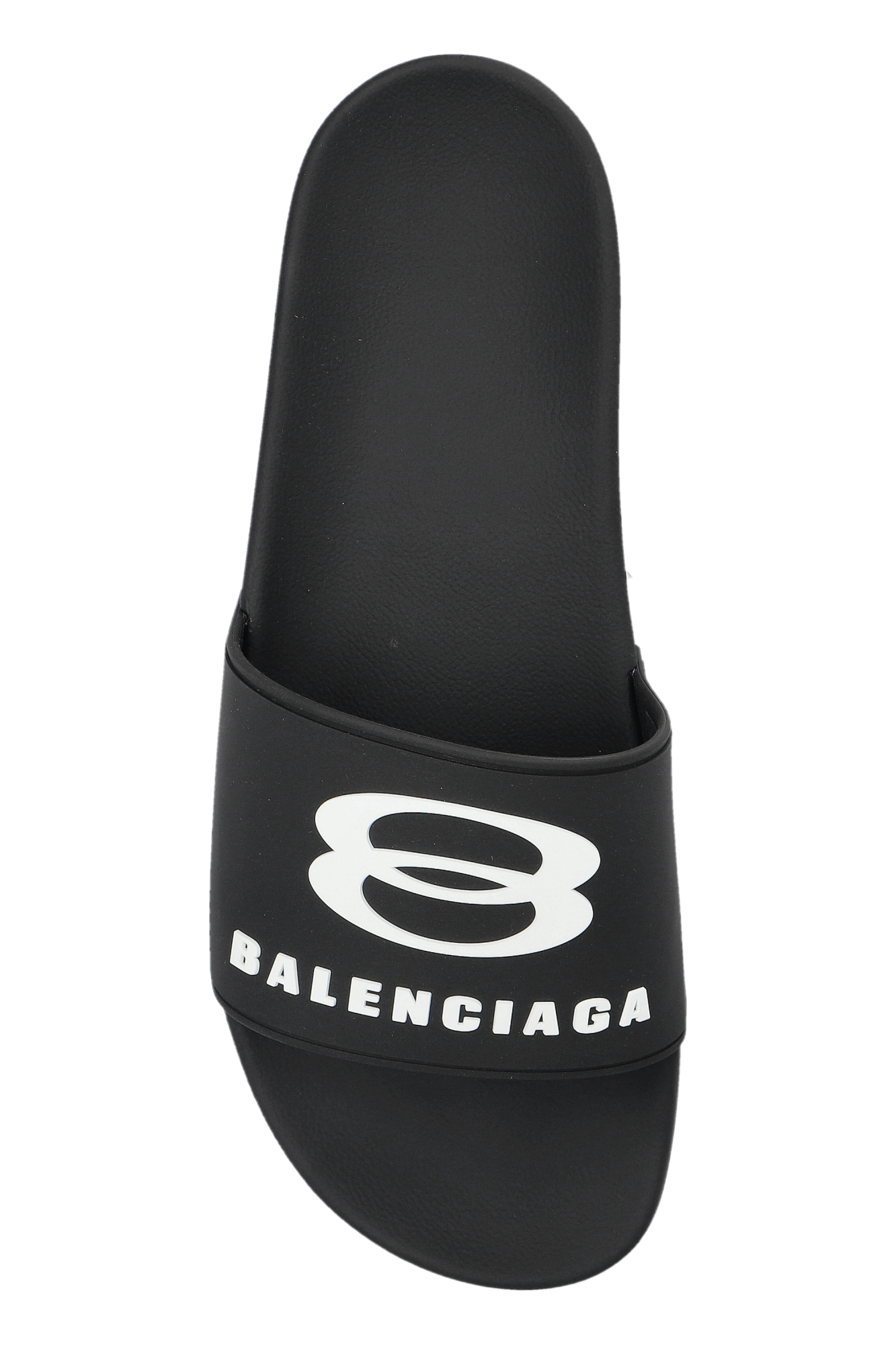 Black Rubber slides with logo Balenciaga - Vitkac AS